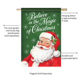 CARSON Decorative Flag, ‘Believe Santa’
