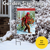 CARSON Decorative Flag, ‘Bigfoot Xmas’
