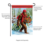 CARSON Decorative Flag, ‘Bigfoot Xmas’