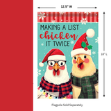 CARSON Decorative Flag, ‘Making a List’