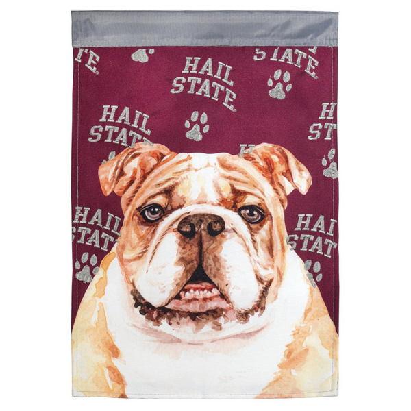 ‘Hail State Bulldogs’ Decorative Flag