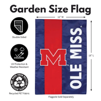 ‘University of Mississippi, Embellished’ Decorative Flag