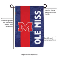 ‘University of Mississippi, Embellished’ Decorative Flag