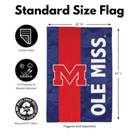 ‘University of Mississippi, Embellished’ Decorative Flag