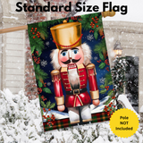 ‘Wooden Nutcracker’ Decorative Flage