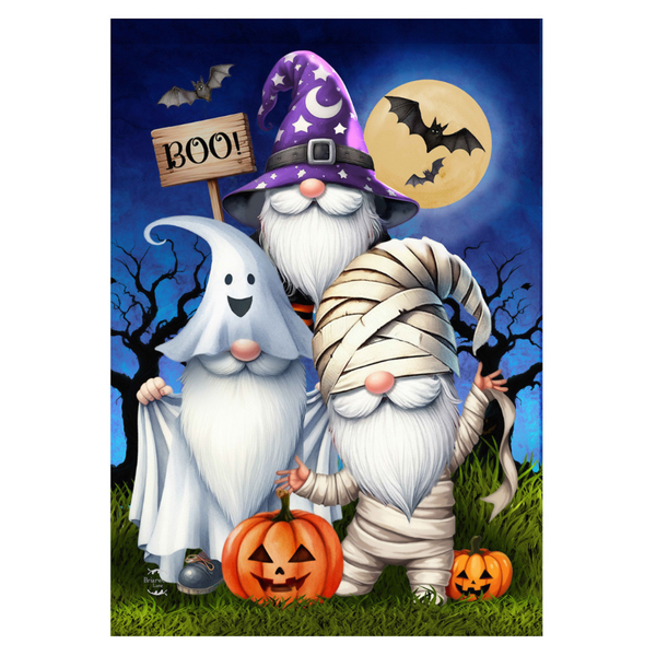 ‘Costumed Gnomes’ Decorative Flag