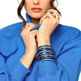 BuDha Girl,KOI Saffir All Weather Bangles Set/4
