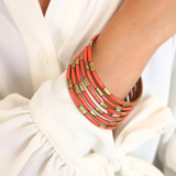 BuDha Girl, Caramel Veda Bangles, Set of 6