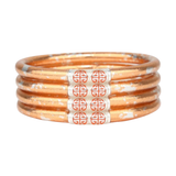BuDha Girl, KOI Peche All Weather Bangles Set/4
