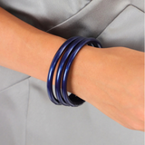 BuDha Girl, Midnight All Weather Bangle Set/3