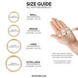 BuDha Girl, Midnight All Weather Bangle Set/3