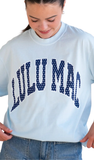 LULU MAC T-Shirt ‘Chambray / Polka Dot’