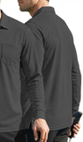 Men’s Collared Long Sleeve Polo