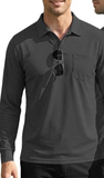 Men’s Collared Long Sleeve Polo
