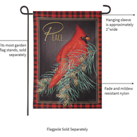 ‘Cardinal Peace’ Decorative Flag