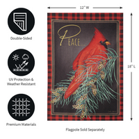 ‘Cardinal Peace’ Decorative Flag