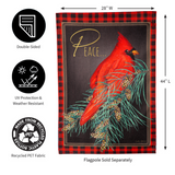 ‘Cardinal Peace’ Decorative Flag