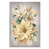‘Pearl and Pine Floral Lustre’ Decorative Flag