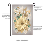 ‘Pearl and Pine Floral Lustre’ Decorative Flag