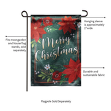 ‘Floral Merry Christmas’ Decorative Flag