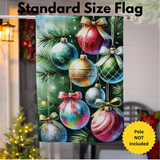 ‘Holiday Ornaments’ Decorative Flag