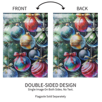 ‘Holiday Ornaments’ Decorative Flag
