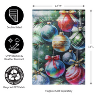 ‘Holiday Ornaments’ Decorative Flag