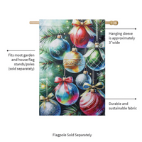 ‘Holiday Ornaments’ Decorative Flag