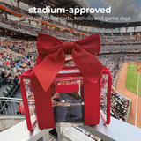 CASE-MATE Jelly Stadium Bag, Varsity Red Bow