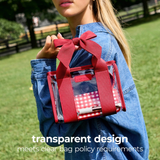 CASE-MATE Jelly Stadium Bag, Varsity Red Bow