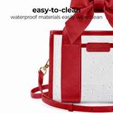 CASE-MATE Jelly Stadium Bag, Varsity Red Bow