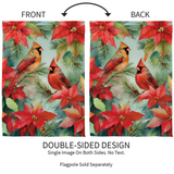 ‘Cardinals in Winter’ Decorative Flag