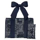 CASE-MATE Navy Bandana Bow Jelly Tote Bag