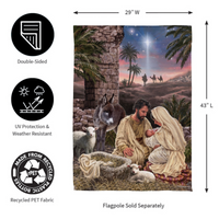 ‘Brilliant Nativity’ Decorative Flag