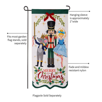 ‘Nutcracker Christmas’ Decorative Banner Flag