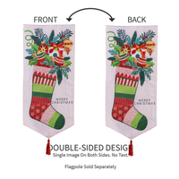 ‘Christmas Stocking Celebration’ Decorative Banner Flag