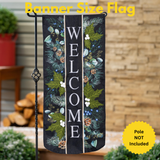 ‘Winter Foliage Welcome’ Decorative Banner Flag