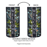 ‘Winter Foliage Welcome’ Decorative Banner Flag