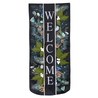 ‘Winter Foliage Welcome’ Decorative Banner Flag