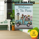 ‘Welcome to the Party Truck’ Decorative Flag