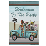 ‘Welcome to the Party Truck’ Decorative Flag