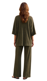 DEAR SCARLETT, Textured Dolman Sleeve Pant Set, Assorted Colors