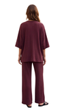 DEAR SCARLETT, Textured Dolman Sleeve Pant Set, Assorted Colors