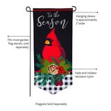‘Tis the Season Cardinal’ Decorative Banner Flag