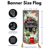 ‘Traditional Merry Christmas’ Decorative Banner Flag