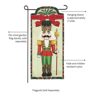 ‘Deck the Halls Nutcracker’ Decorative Banner Flag