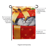 ‘Gift Cat’ Decorative Flag