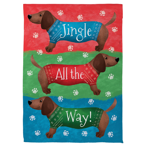 ‘Jingle All The Way’ Decorative Flag