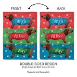 ‘Jingle All The Way’ Decorative Flag