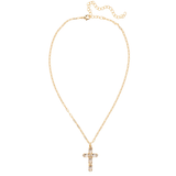 Sorrelli Clarissa Cross Pendant Necklace in CRYSTAL